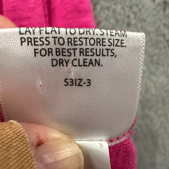 Eileen Fisher Women's Small 100% Linen Pink Tank Top Beach Resort Tropical Style - Picture 6 of 7